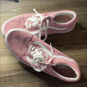 Pink Suede Vans